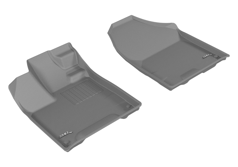 Honda Ridgeline Floor Mats - Front - 3D MAXpider - Kagu - Gray - `17-`21